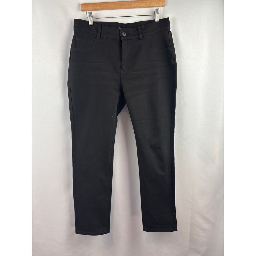 Women’s Soft Surroundings Size Petite 12 Black Skinny Pants